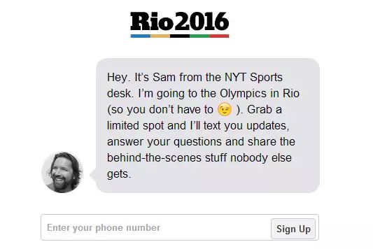 奥运会成媒体科技展览会，纽约时报用的居然是•••