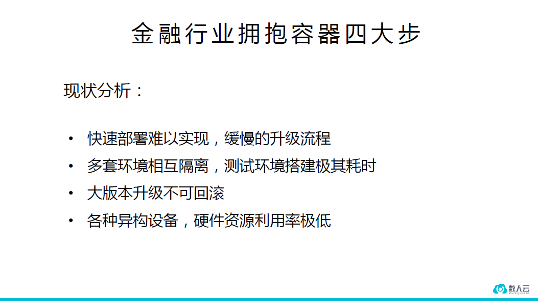 数人云CTO解读Docker 1.12和金融业容器化