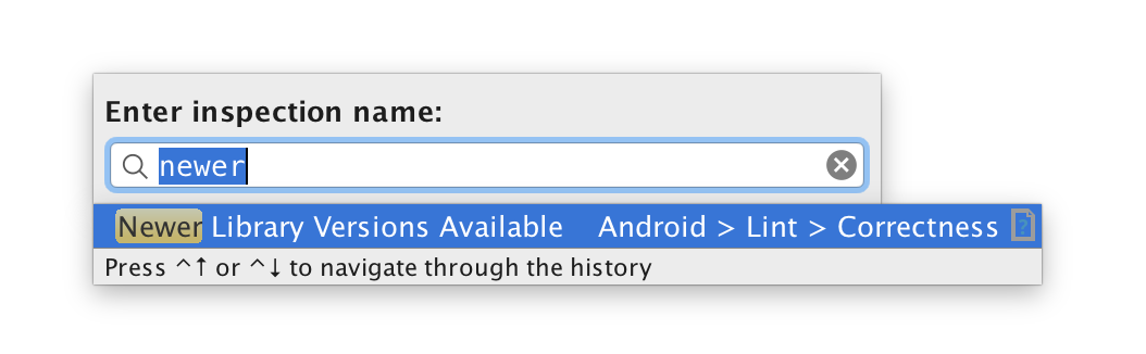 自动检查Android项目dependencies的更新
