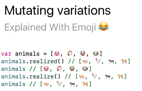 Emoji 上的 Swift：换一种视角来理解 Swift 高阶函数