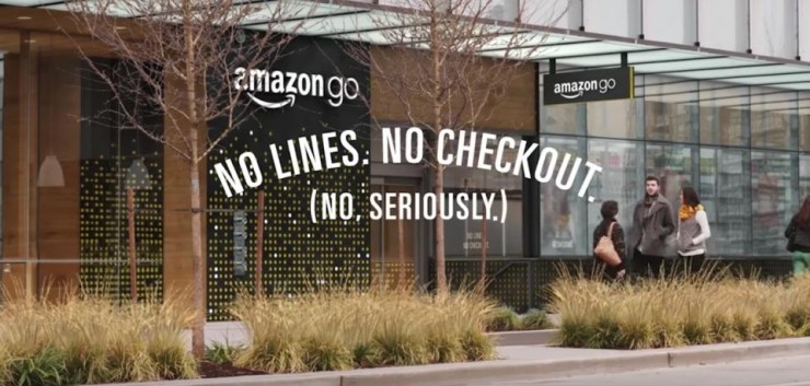 亚马逊推出革命性的线下便利店品牌——Amazon Go，完全抛弃结账环节