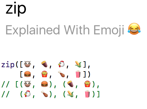 Emoji 上的 Swift：换一种视角来理解 Swift 高阶函数