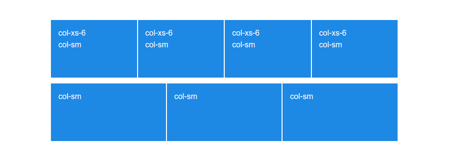 Bootstrap 4: 对比普通网格和 Flexbox 网格