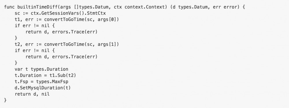 TiDB 增加 MySQL 内建函数