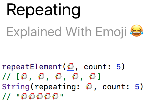 Emoji 上的 Swift：换一种视角来理解 Swift 高阶函数