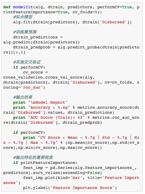 用Python进行梯度提升算法的参数调整