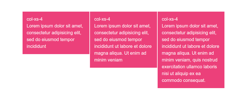 Bootstrap 4: 对比普通网格和 Flexbox 网格