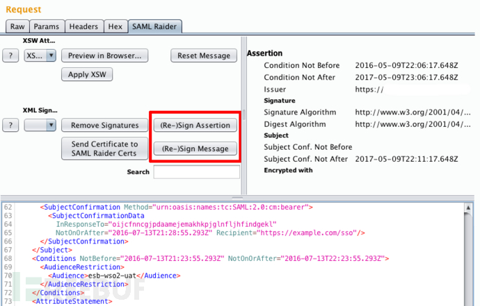 利用XML签名攻击绕过SAML2.0单点登录