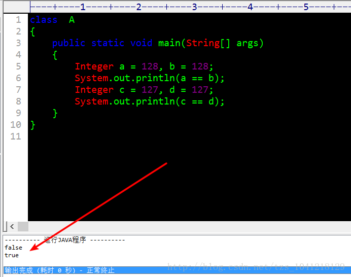 奇怪的Java：为什么128 == 128返回为False，而127 == 127会返回为True?