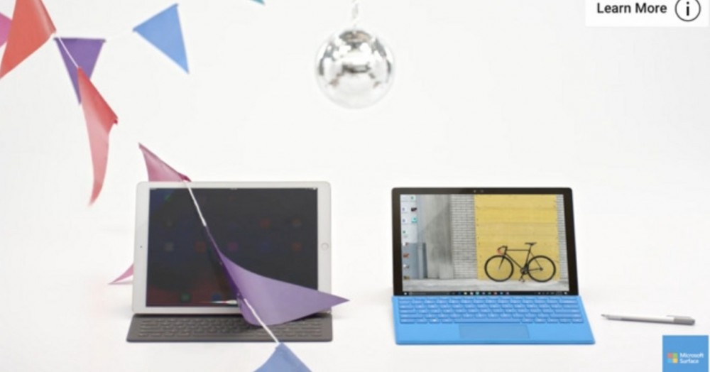 微软发布 Surface Book 新广告，无情嘲讽 MacBook