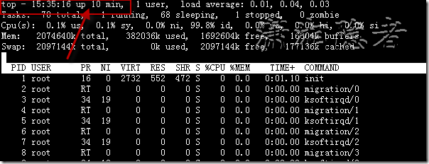 Linux查看系统开机时间