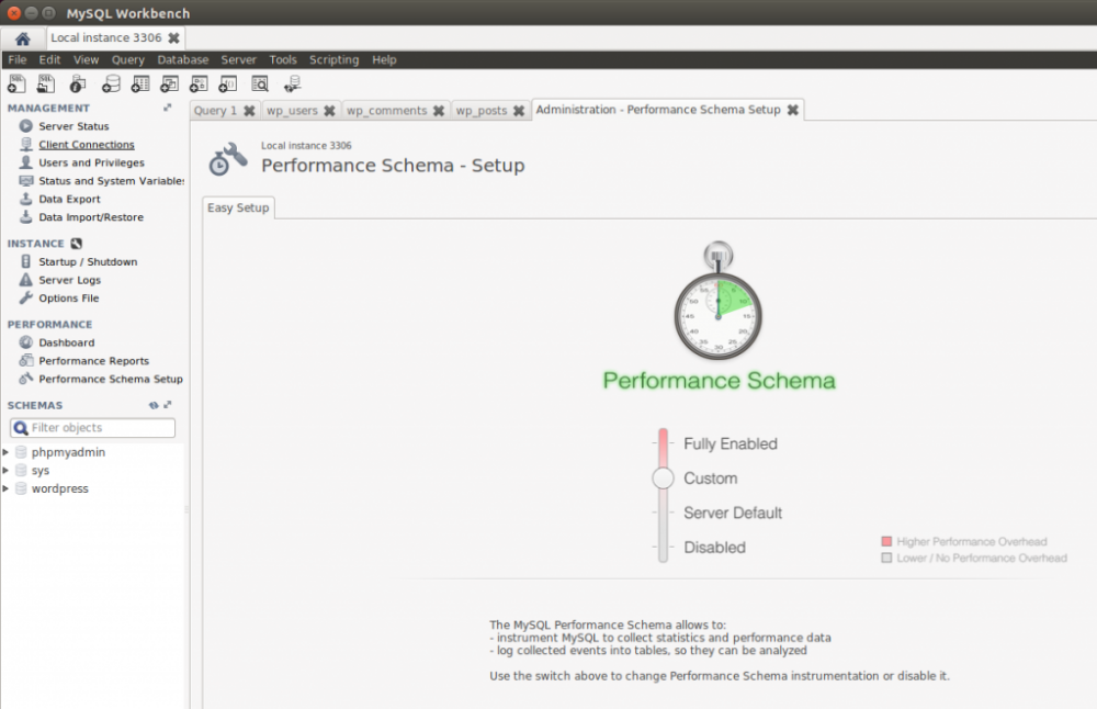 mysql workbench功能新发现