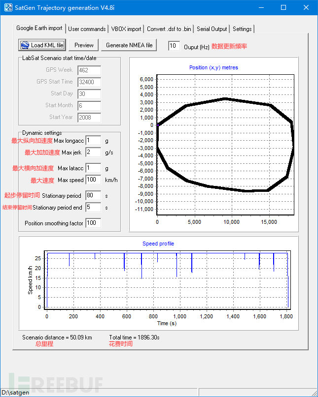 用Hackrf One制作超级跑马机