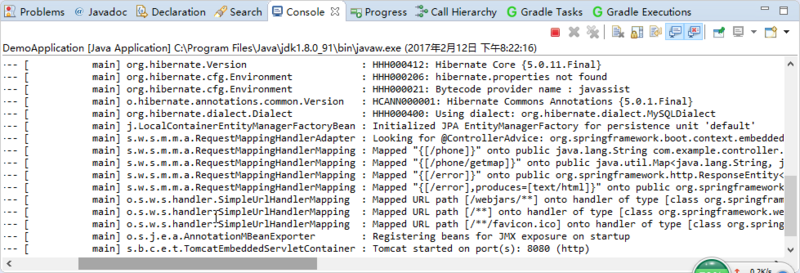 通过springBoot构建一个简单的Restful webService