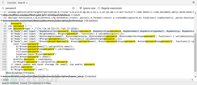 AngularJS沙箱绕过：反射型XSS导致麦当劳用户密码泄露