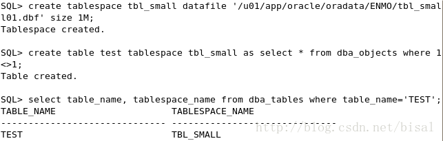 ORA-01653/01654错误和dba_free_space视图的理解