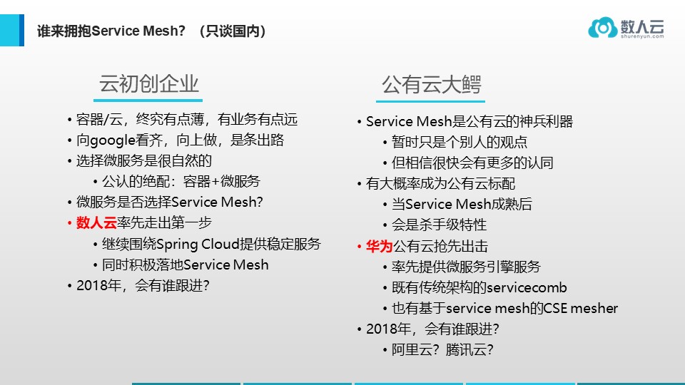 演讲实录 | Service Mesh 时代的选边与站队（附PPT下载）