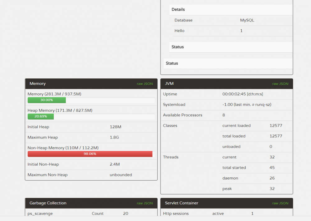 企业级开发基础框架 SLife 1.0 加入 Spring Boot Admin 监控