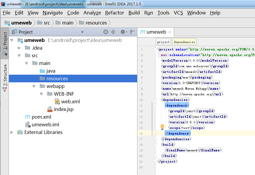 使用IntelliJ IDEA 搭建 spring mvc开发环境