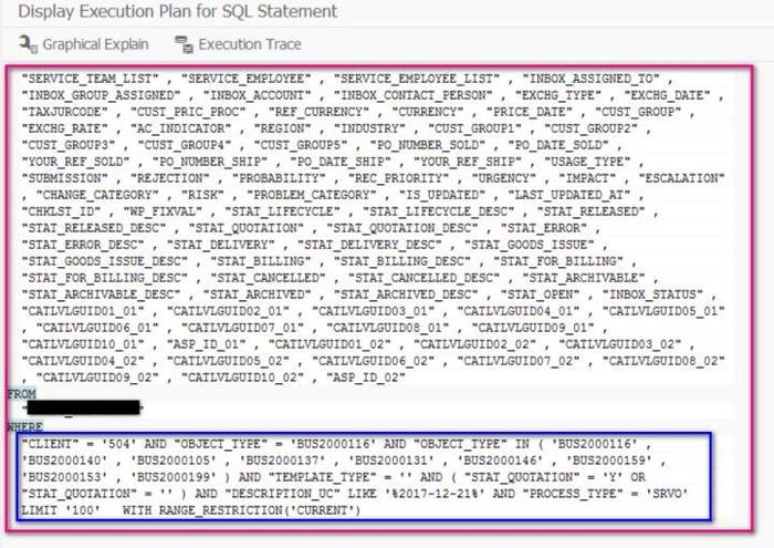 使用字面量或者绑定变量在HANA Studio里执行SQL语句