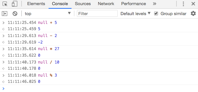 理解JavaScript中null、undefined和NaN