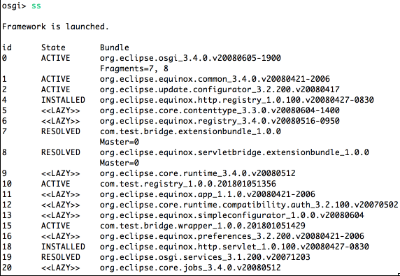 Springboot Application 集成 OSGI 框架开发