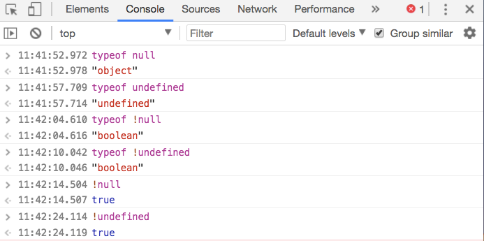 理解JavaScript中null、undefined和NaN
