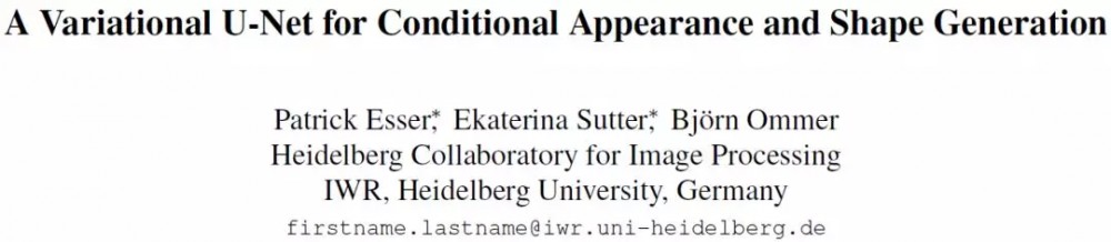 CVPR 2018 Spotlight论文：变分U-Net，可按条件独立变换目标的外观和形状