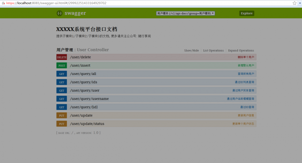 Java效率工具之Swagger2