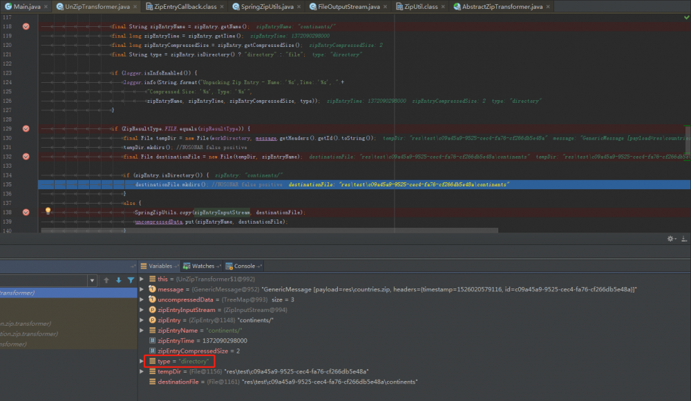 Spring Integration Zip不安全解压（CVE-2018-1261）漏洞分析