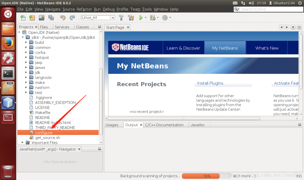 在 NetBeans 中编译调试 OpenJdk