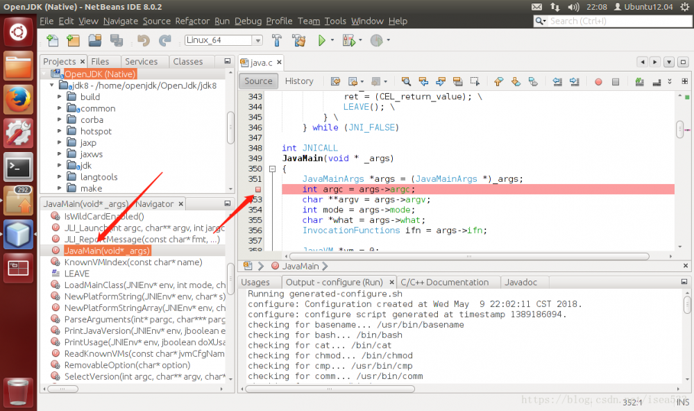 在 NetBeans 中编译调试 OpenJdk