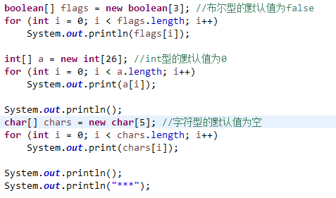 Java变量初始化之后的默认值问题