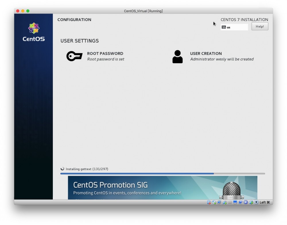 Mac搭建虚拟CentOS服务器环境