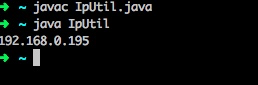Java实现获取本机Ip的工具类