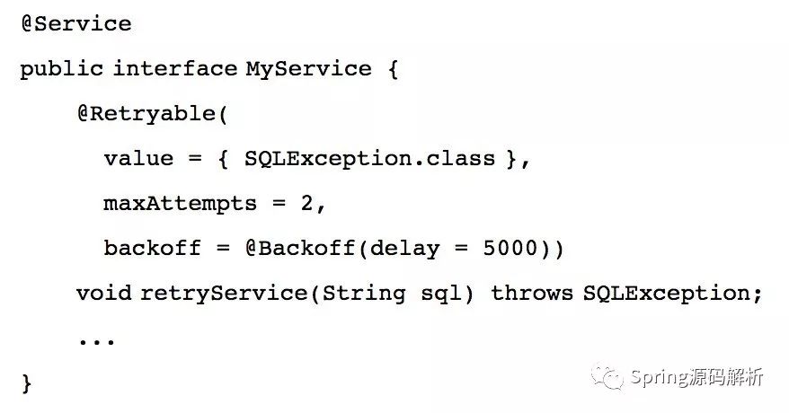 Spring 重试机制实现原理