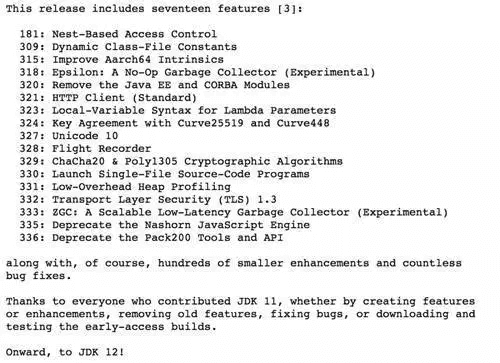 Java 11正式发布，这几个逆天新特性教你写出更牛逼的代码