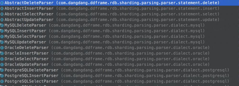 Shading-jdbc源码分析(二)-sql解析