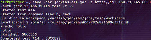 通过 CLI 管理 Jenkins Server