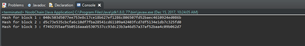 使用Java创建第一个区块链