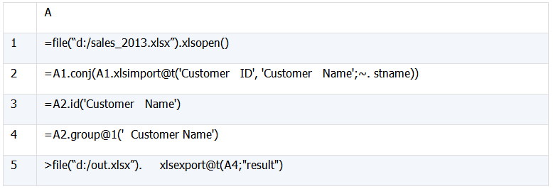 Java 嵌入 SPL 轻松实现 Excel 文件合并