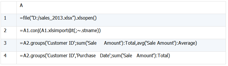 Java 嵌入 SPL 轻松实现 Excel 文件合并