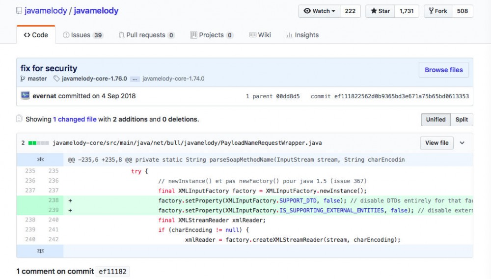 javamelody XXE(CVE-2018-15531) 复现分析