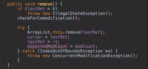 为什么阿里巴巴禁止在 foreach 循环里进行元素的 remove/add 操作