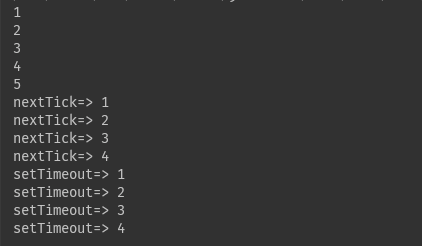 process.nextTick() 、setTimeout()、setInterval() 运行机制