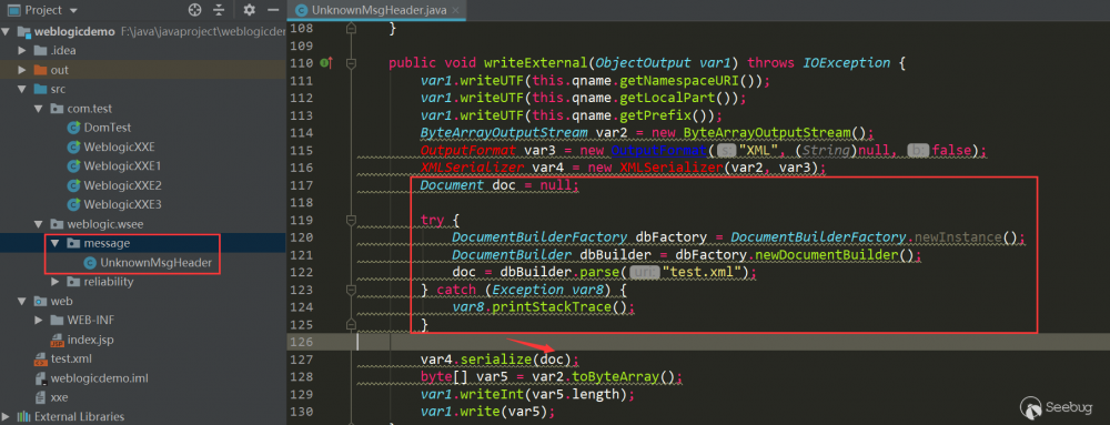 WebLogic CVE-2019-2647、CVE-2019-2648、CVE-2019-2649、CVE-2019-2650 XXE漏洞分析