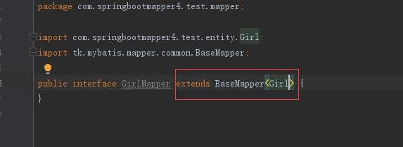 mapper4与springboot的简单整合