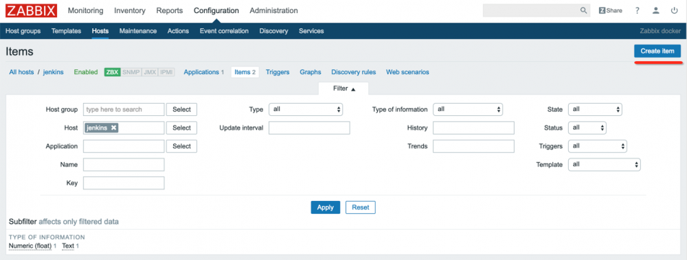 使用 Zabbix 监控 Jenkins