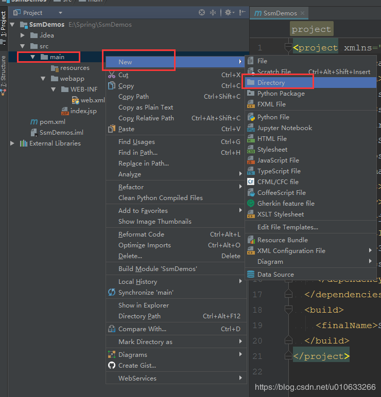 IntelliJ IDEA 创建Spring+SpringMVC+mybatis+maven项目